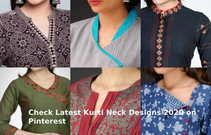 Check Latest Kurti Neck Designs 2020 on Pinterest