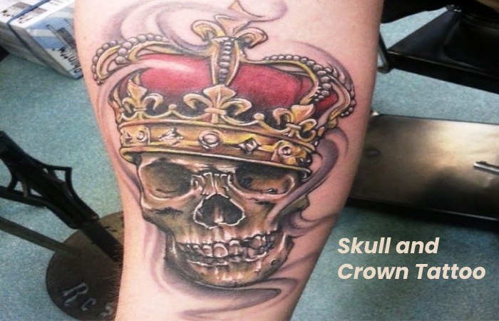 Skull and Crown Tattoo