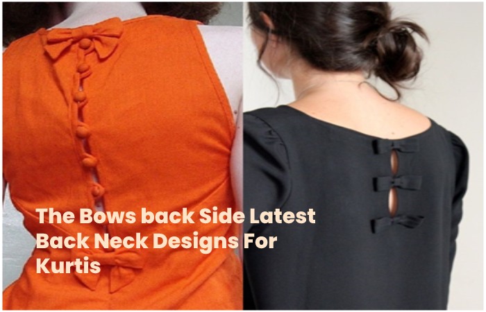 The Bows back Side Latest Back Neck Designs For Kurtis