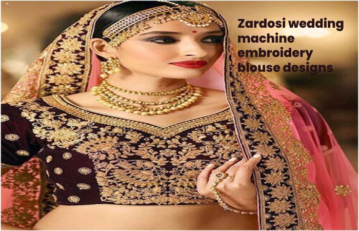 Zardosi wedding blouse designs