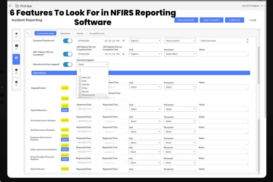 NFIRS Reporting Software