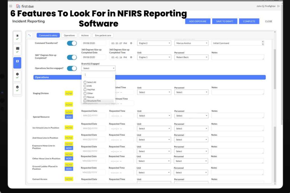 NFIRS Reporting Software