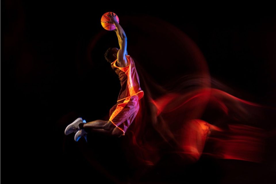 Playing Basketball