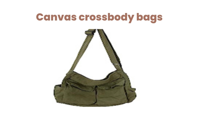 Canvas crossbody bags