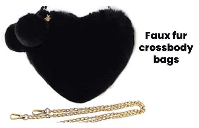 Faux fur crossbody bags
