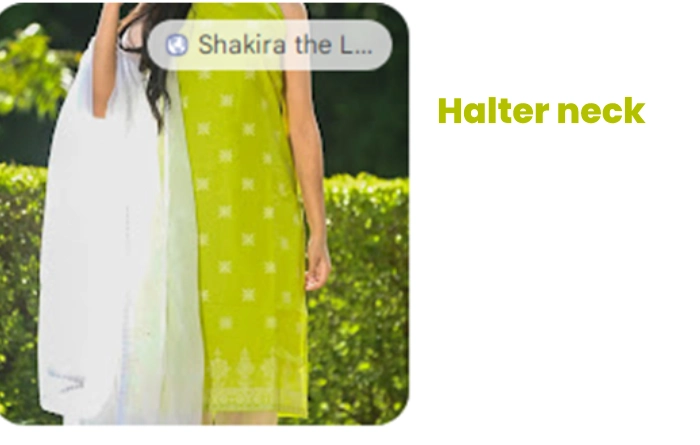 Halter neck