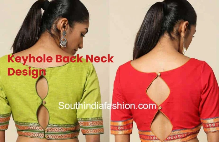 Keyhole Back Neck Design