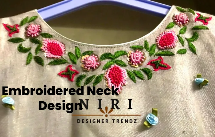 Embroidered Neck Design