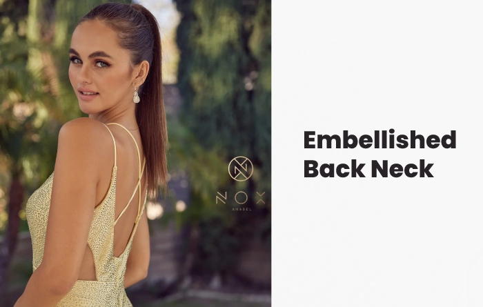 Embellished Back Neck