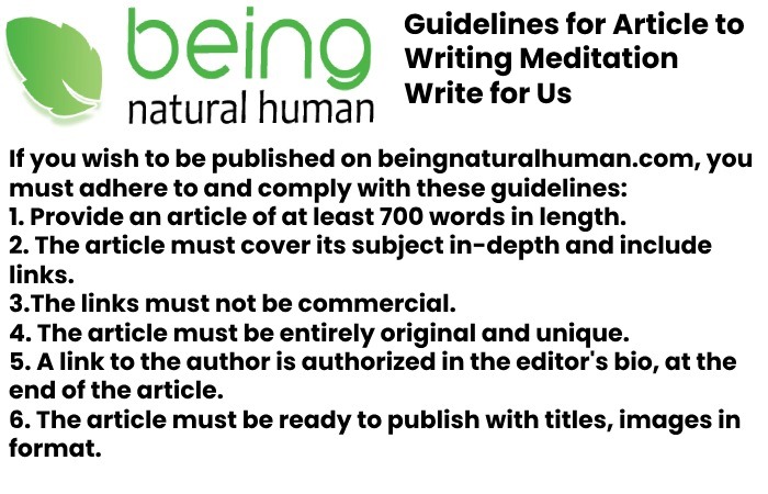 Guidelines of being natural human 