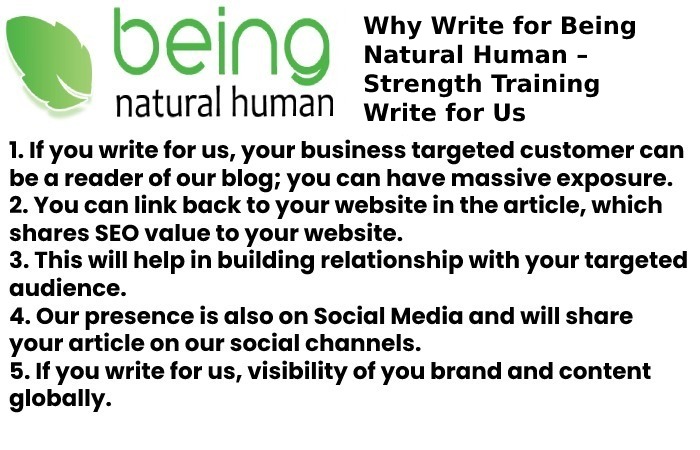 Guidelines for Article to Writing Strength Training Write for Us
