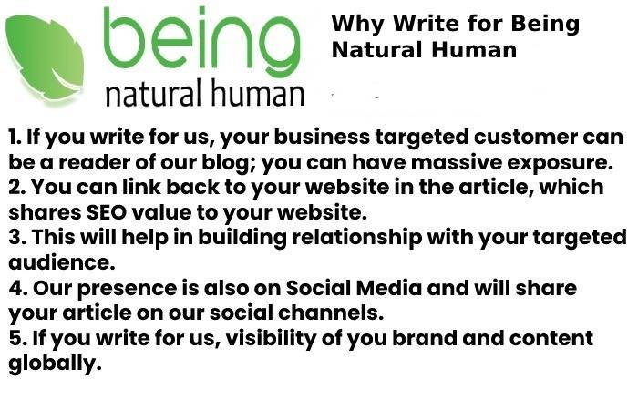 Why Write for Being Natural Human?